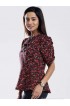 Dressberry Casual Short Sleeve Printed Women's Top